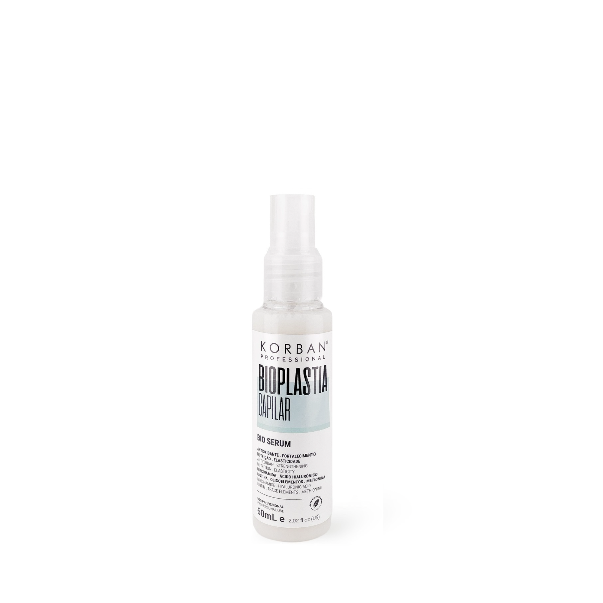 © 2023 moneli.lt | MONELÍ | KORBAN Bioplastia Capilar Bio Serum - nenuplaunamas serumas 60 ml