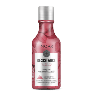 INOAR Resistance Flor de Lotus Shampoo - regeneruojantis blizgesio suteikiantis šampūnas 250 ml.