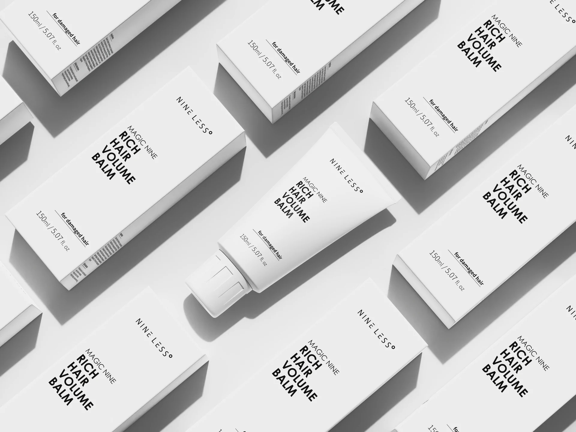 NineLess Magic Nine Rich Hair Volume Balm intensyvios priežiūros balzamas 150 ml.
