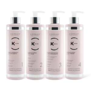 © 2023 moneli.lt | MONELÍ | KORBAN K-Protein rinkinys plaukų atstatymui ir drėkinimui 4 x 480 ml - Clarifying Shampoo (Nr. 1), Cuticle Sealer (Nr. 2), Extreme Reconstructor (Nr. 3), Intense Hydrator (Nr. 4)