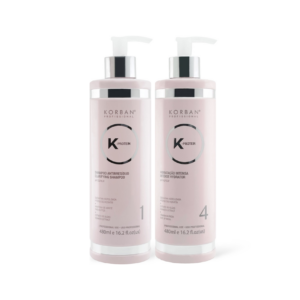 © 2023 moneli.lt | MONELÍ | KORBAN K-Protein rinkinys plaukų drėkinimui 2 x 480 ml - Clarifying Shampoo (Nr. 1), Intense Hydrator (Nr. 4)