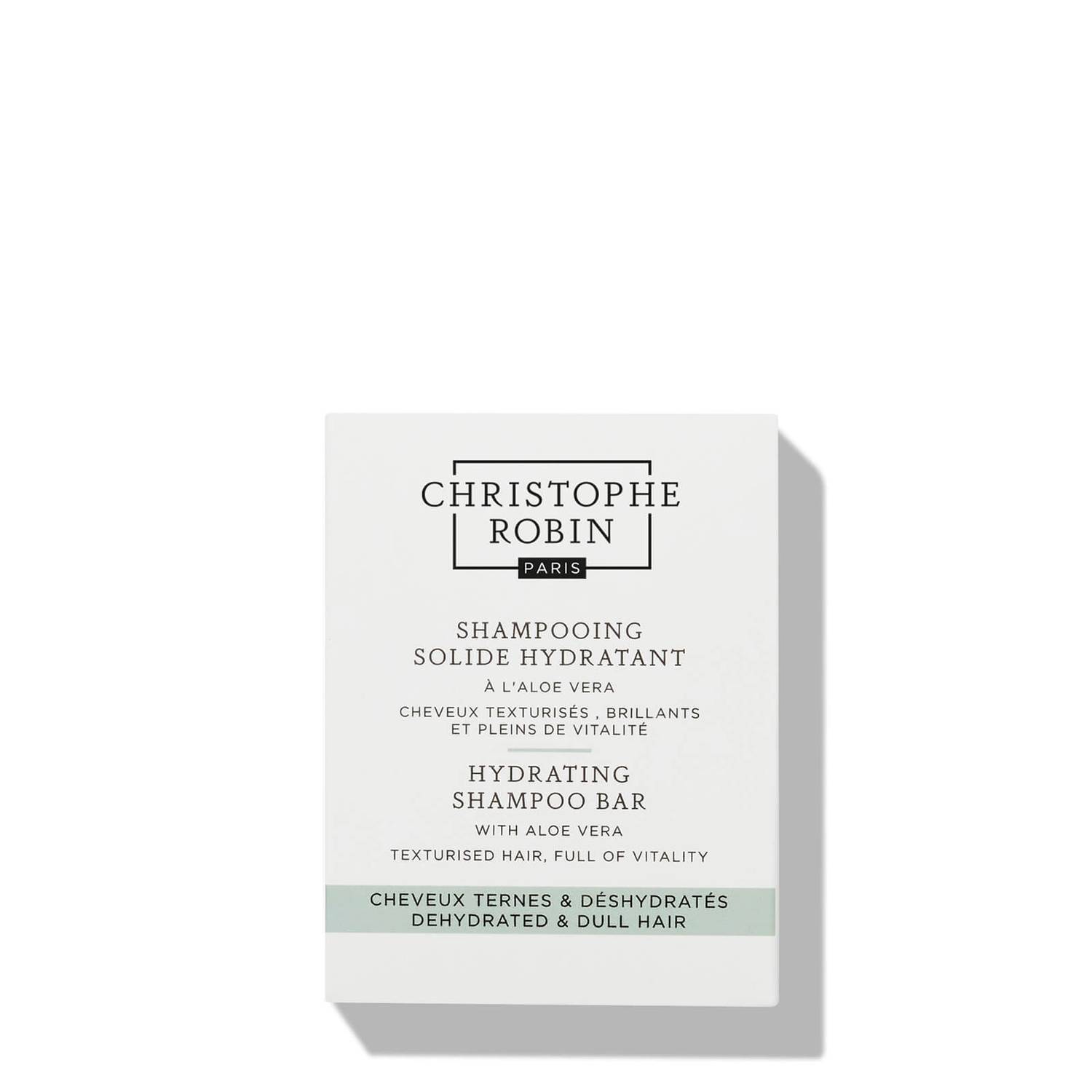 Christophe Robin Hydrating Shampoo Bar drėkinantis kietasis šampūnas 100 g