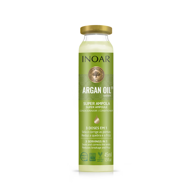 INOAR Argan Oil Ampola - plaukų ampulė su argano aliejumi 1 vnt. : 12 vnt.