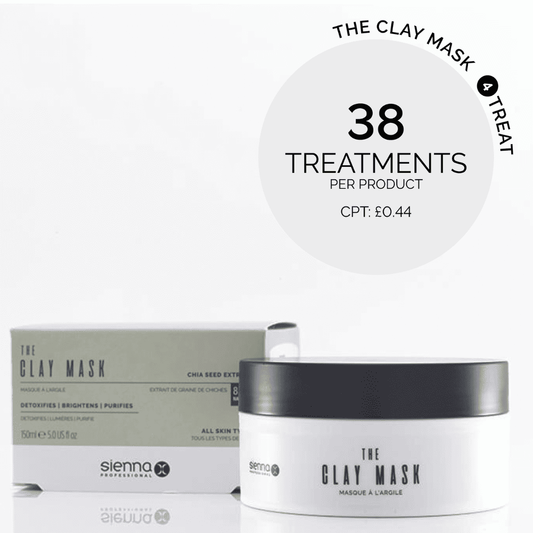 Sienna X The Clay Mask detoksikuojanti molio kaukė veidui 150 ml,,
